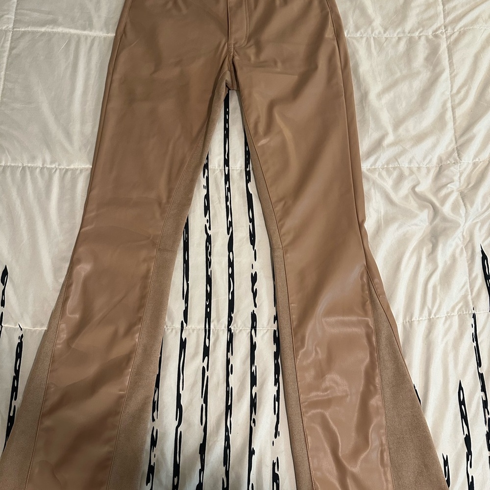 EPTM Tan Flared Pants